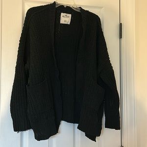 🩷HOLLISTER Like New Black Cardigan Sweater XS/S🩷